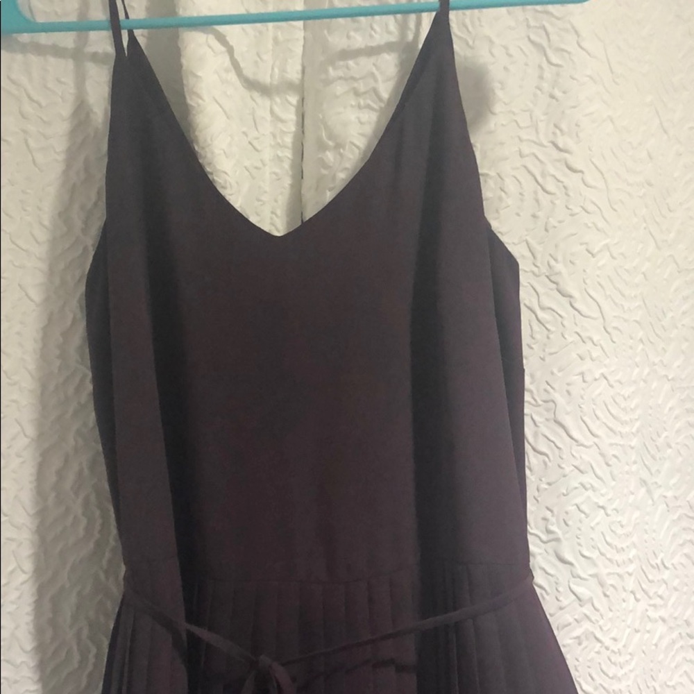 Plum Flowy Dress